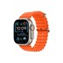 Picture of Apple Watch Ultra 2 GPS + Cellular 49mm Titanium Case with Orange Ocean Band (IWU2CEL49MMOROBMREH3)